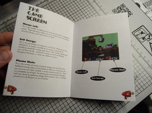 Sega Game Gear earthworm Jim color booklet