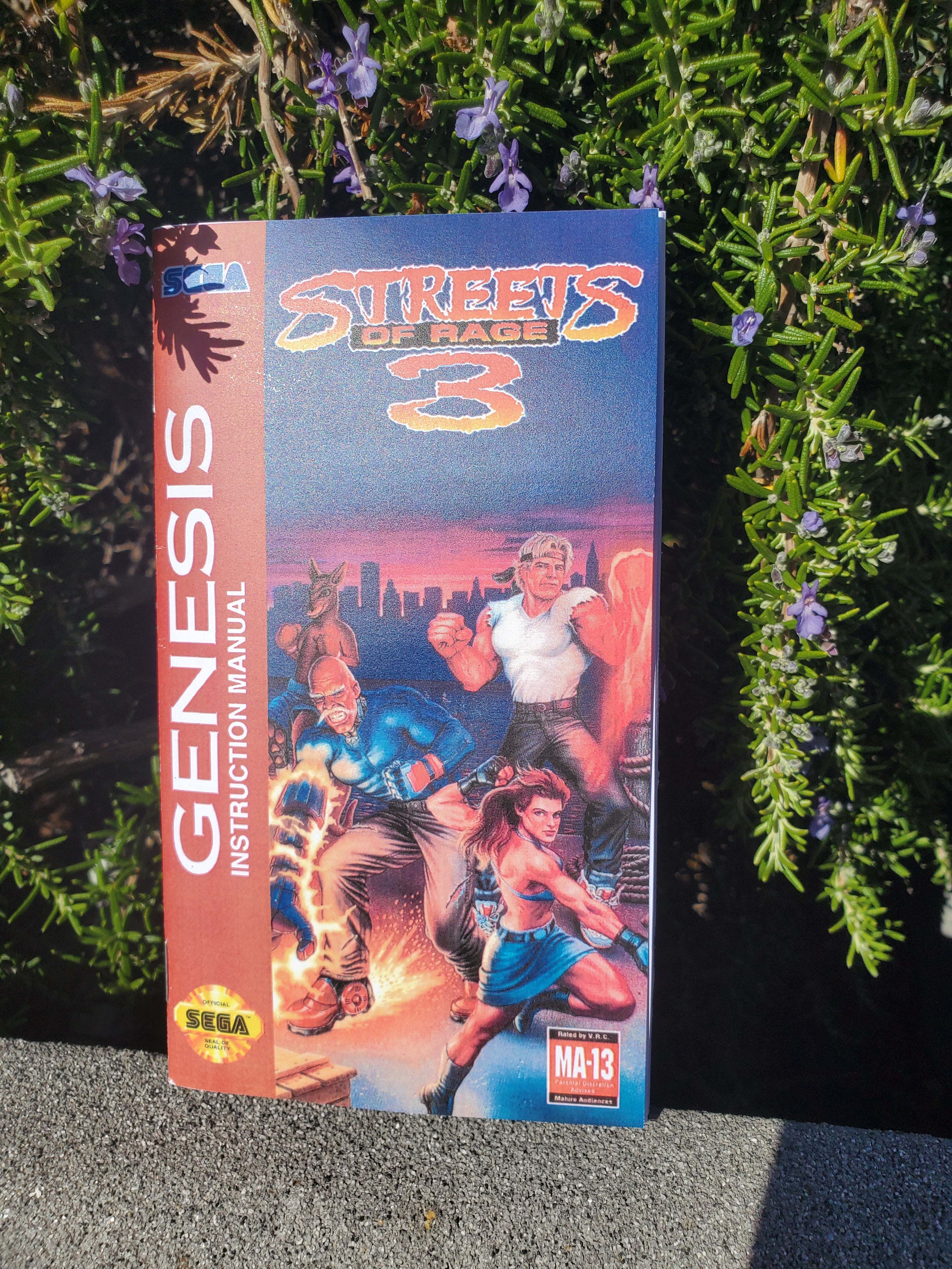 Streets of rage 3 color booklet – Arctic cavegaming