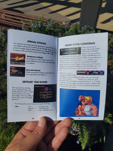 Streets of rage 3 color booklet