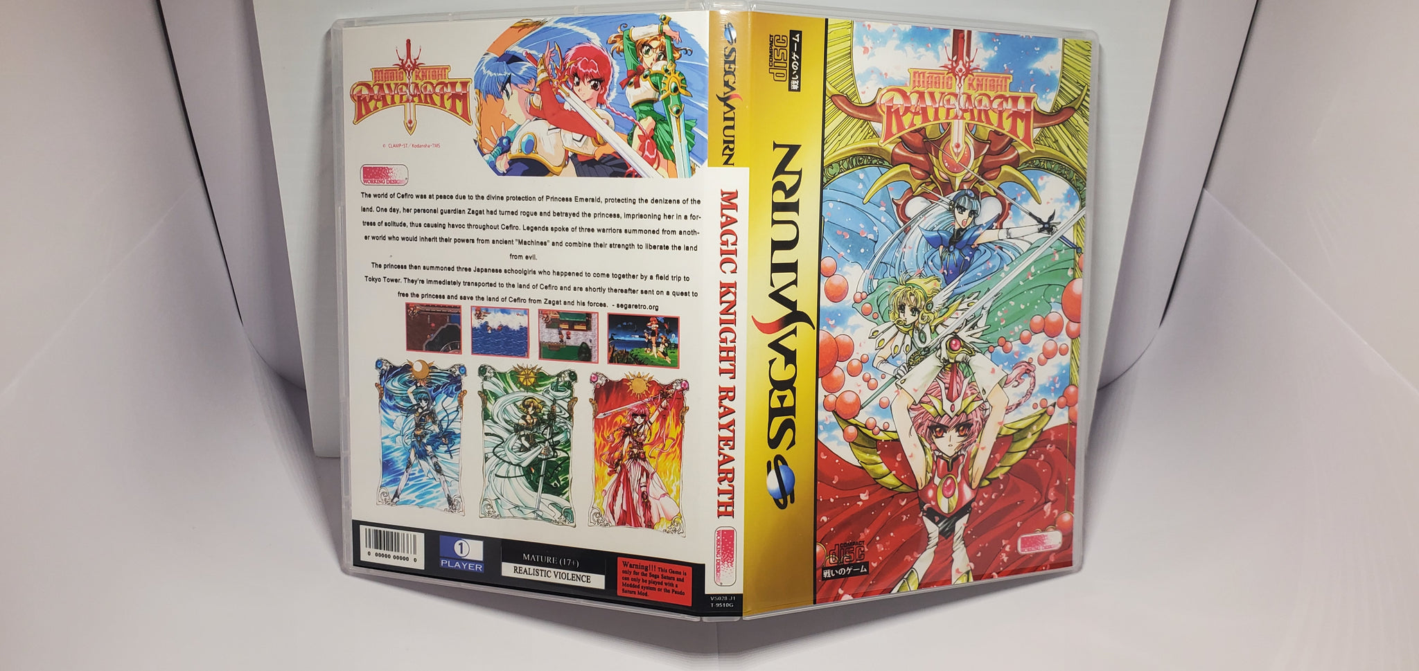 Sega Saturn Magic Knight Rayearth 2 Disc set – Arctic cavegaming