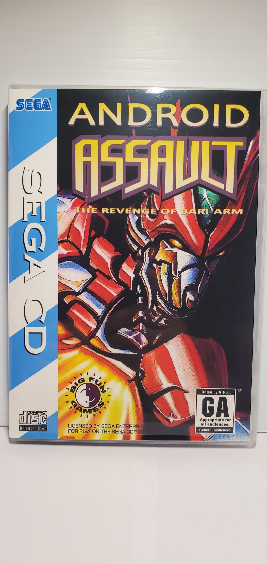 Trader Games - ANDROID ASSAULT THE REVENGE OF BARI-ARM SEGA-CD NTSC-USA ( COMPLETE - GOOD CONDITION) on Mega-CD Trader Games - ANDROID ASSAULT THE REVENGE OF BARI-ARM SEGA-CD NTSC-USA ( COMPLETE - GOOD CONDITION) on Mega-CD
