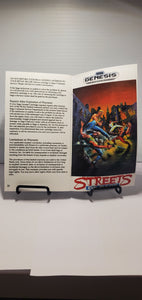 Streets of rage color booklet