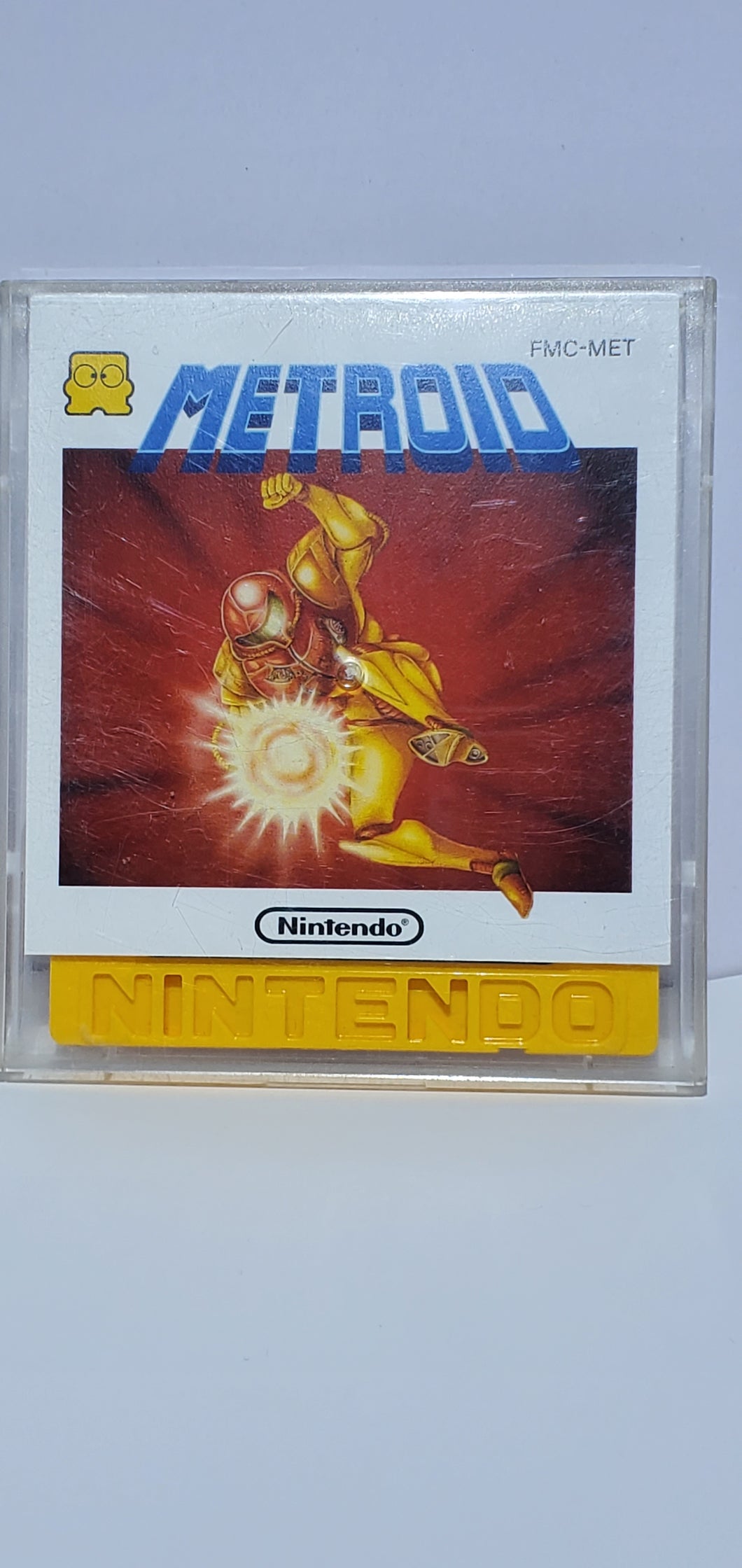 Metroid Famicom Disc System replacement cover slip (no game included)