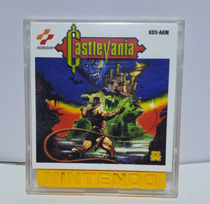 Castlevania Famicom Disc System replacement cover slip (no game included)