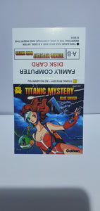 Titanic mystery blue shiver Famicom Disc System replacement cover slip (no game included)