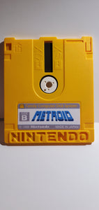 Famicom disk system Metroid English replacement labels (no game included