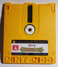 Load image into Gallery viewer, Famicom disk system Castlevania 2 English replacement labels (no game included
