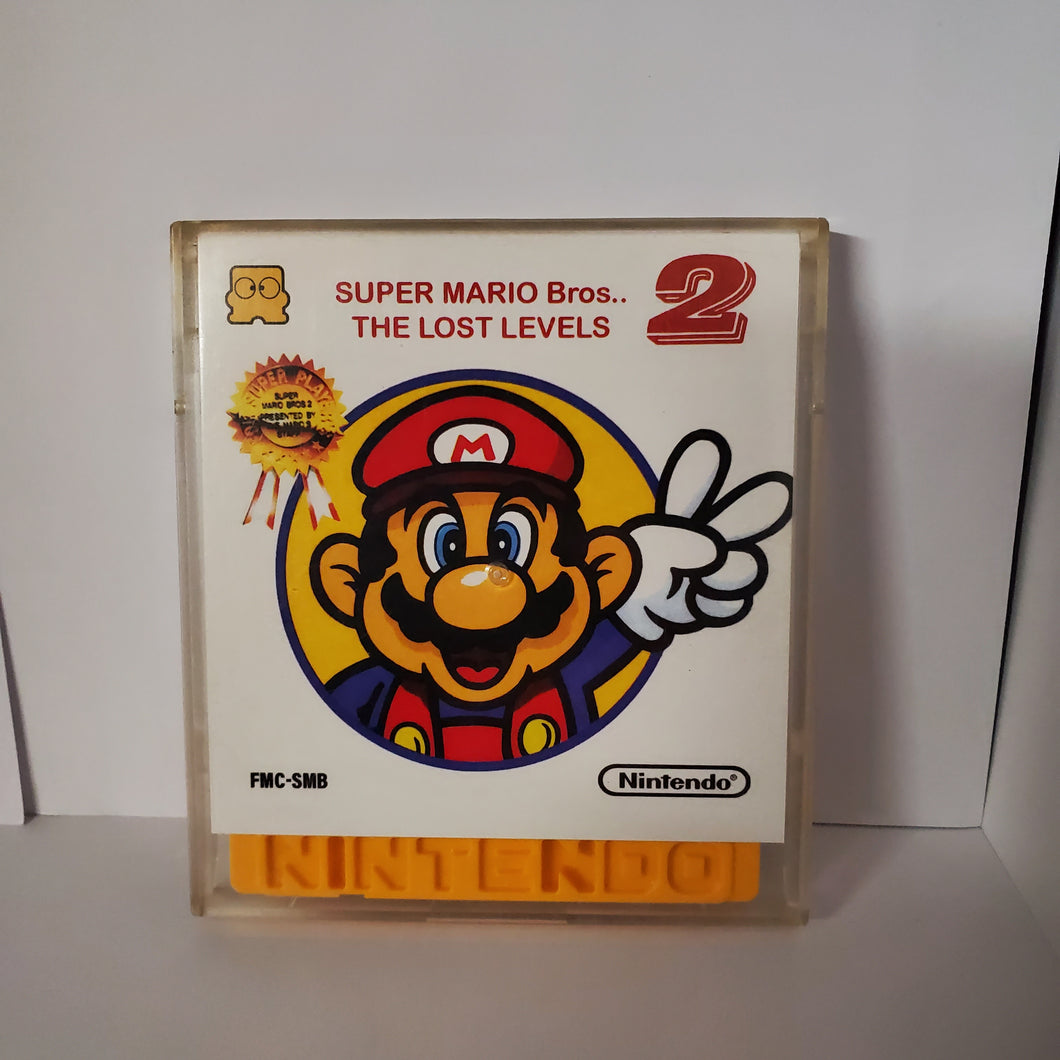 Super Mario Lost Levels Famicom Disc System replacement cover slip (no game included)