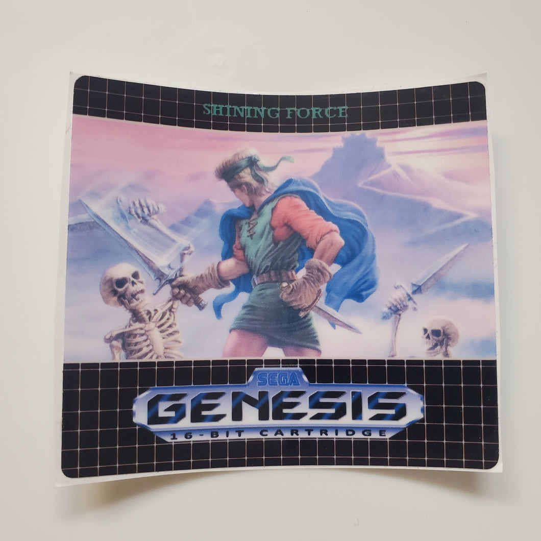 Sega Genesis shining Force label